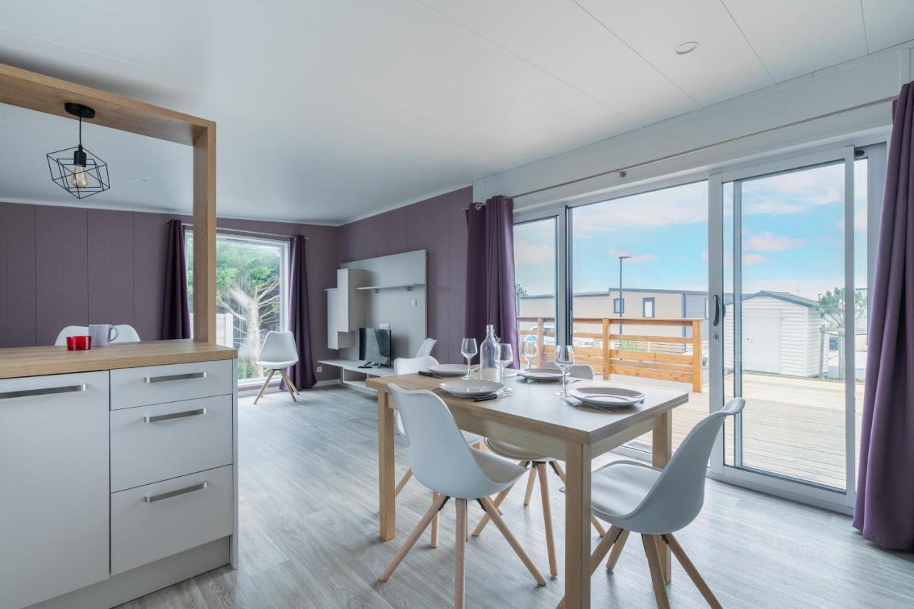 Beau Chalet Pour 4 Pers - Acces Piscine Chauffee Brétignolles-sur-Mer Exterior foto