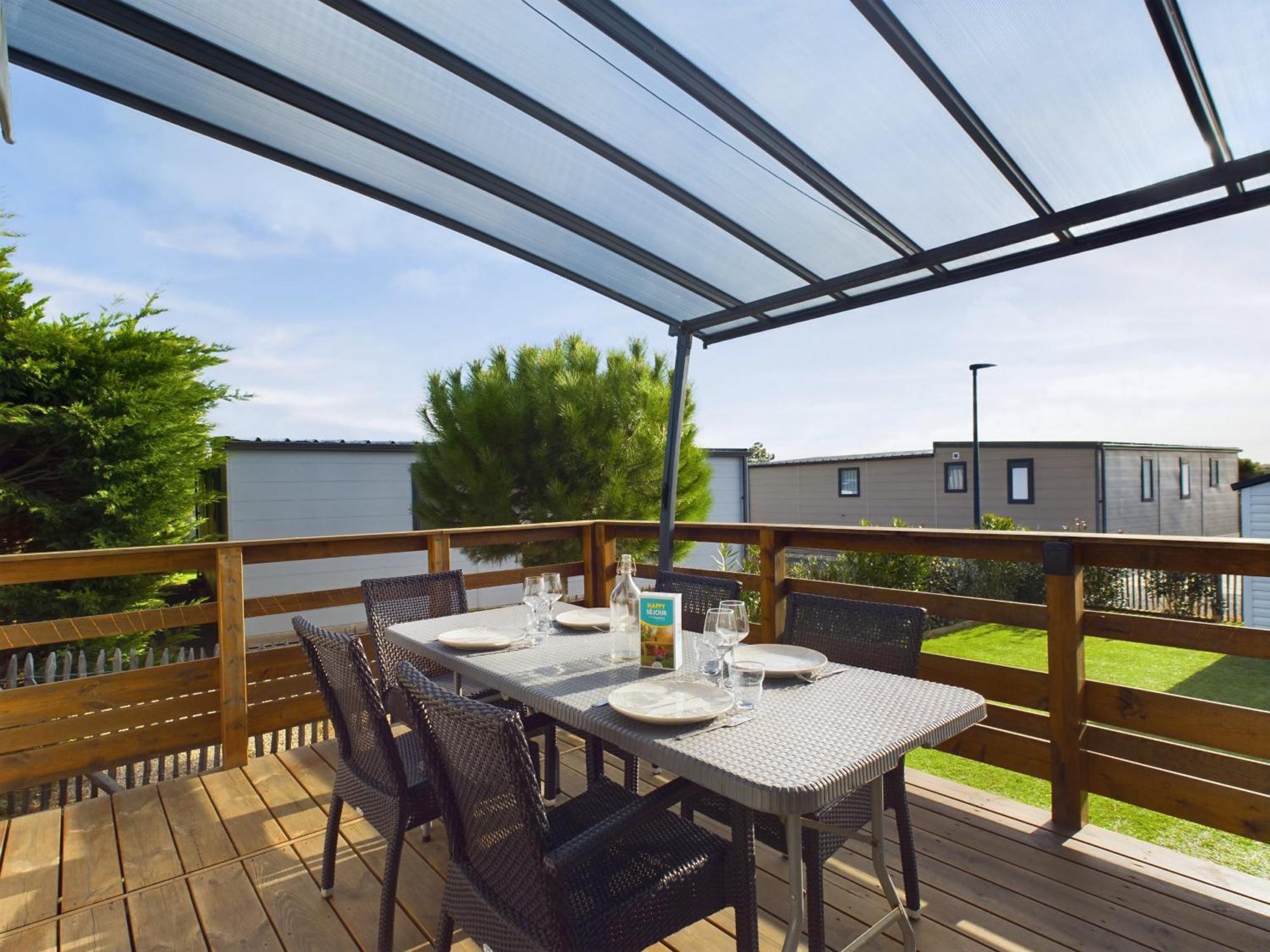 Beau Chalet Pour 4 Pers - Acces Piscine Chauffee Brétignolles-sur-Mer Exterior foto